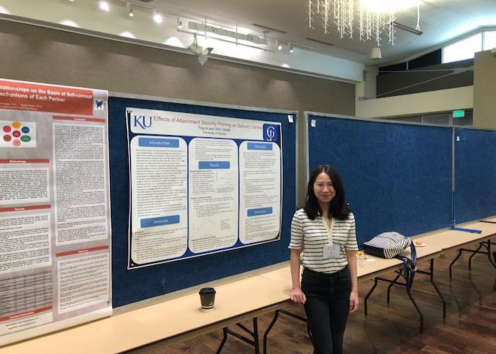 Ting Presenting her Poster at IARR 2018